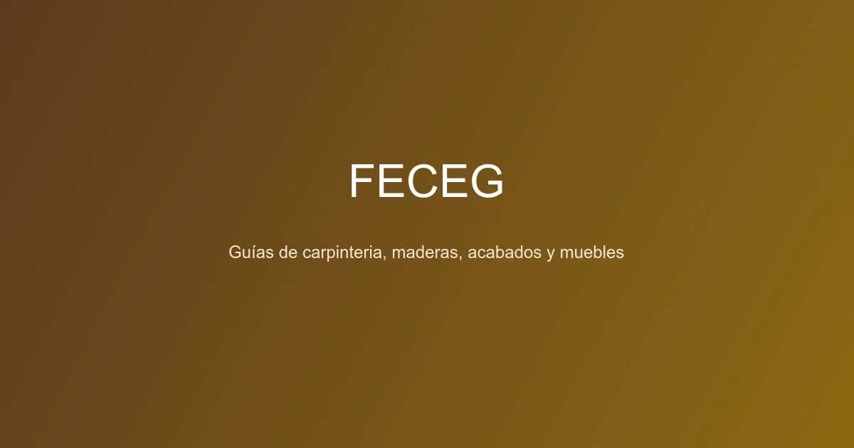 Portada de FECEG